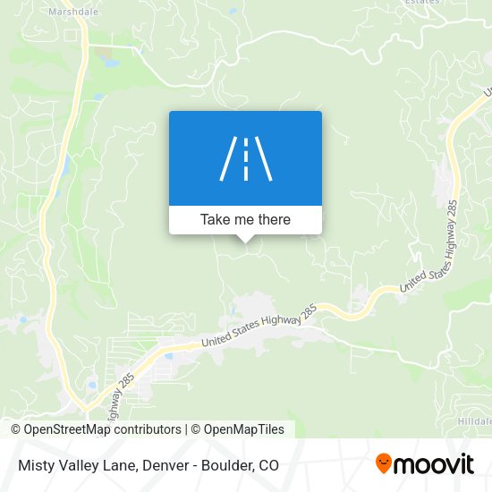 Mapa de Misty Valley Lane