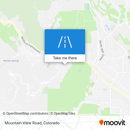Mapa de Mountain View Road