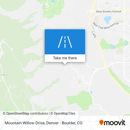 Mapa de Mountain Willow Drive