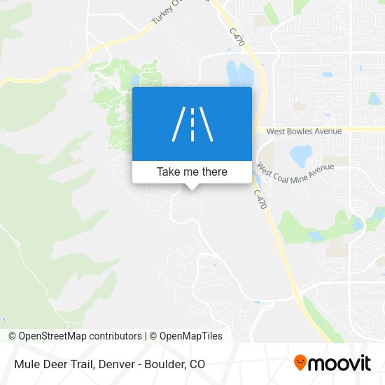 Mule Deer Trail map