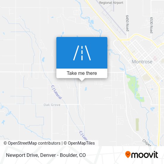 Newport Drive map