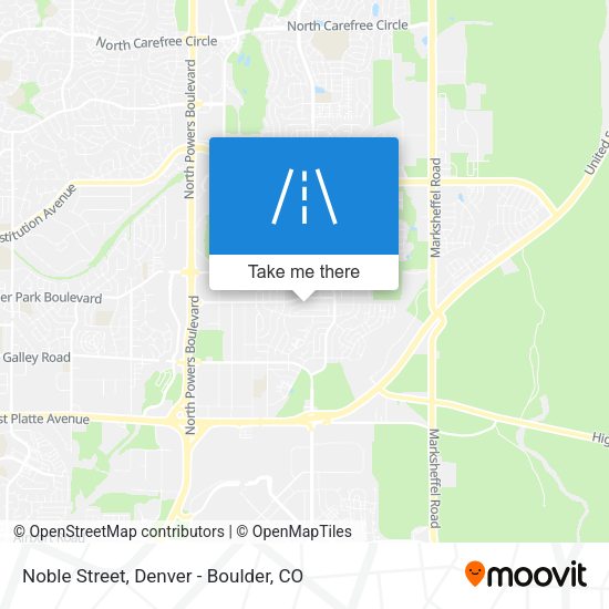 Mapa de Noble Street