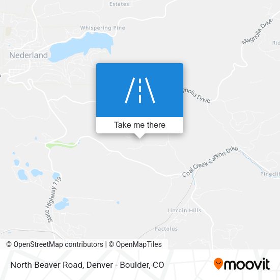 North Beaver Road map