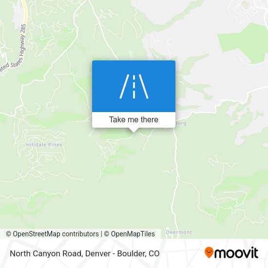 Mapa de North Canyon Road