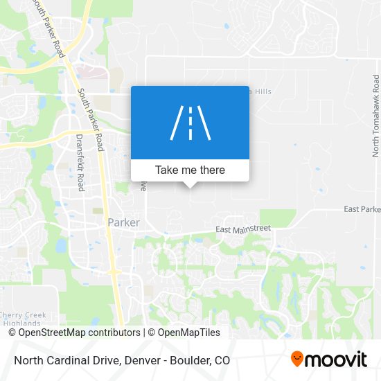 Mapa de North Cardinal Drive