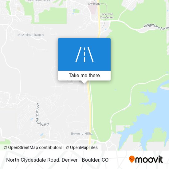 Mapa de North Clydesdale Road