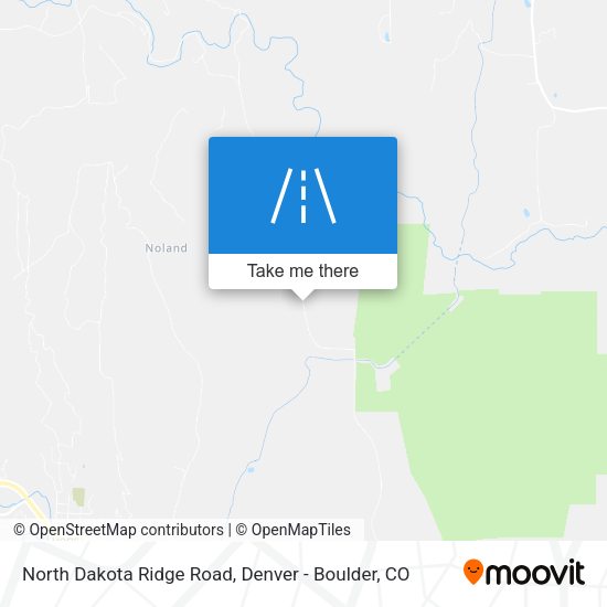 North Dakota Ridge Road map