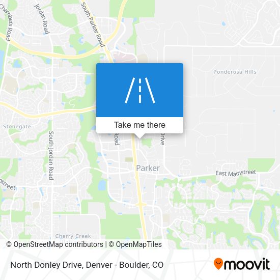 Mapa de North Donley Drive