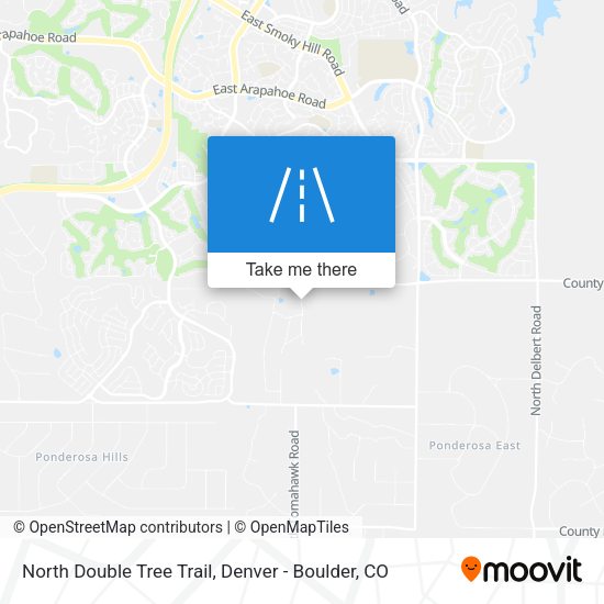 Mapa de North Double Tree Trail