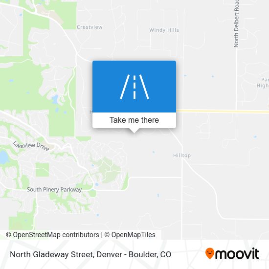 North Gladeway Street map