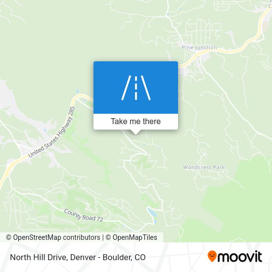 Mapa de North Hill Drive