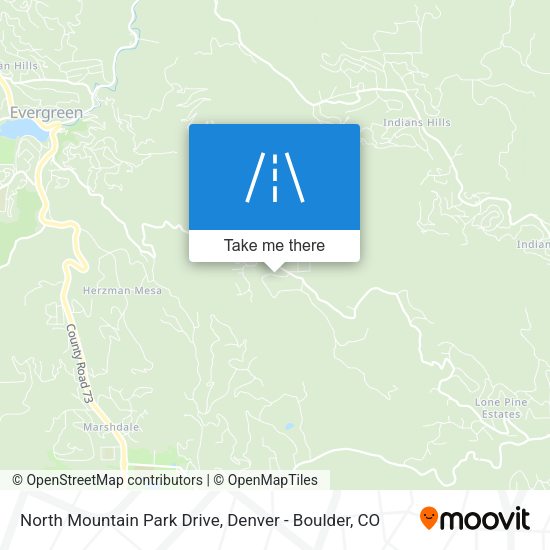 North Mountain Park Drive map
