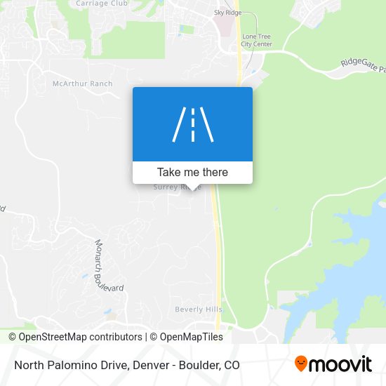 Mapa de North Palomino Drive