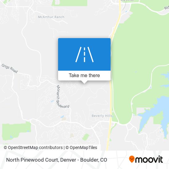 North Pinewood Court map