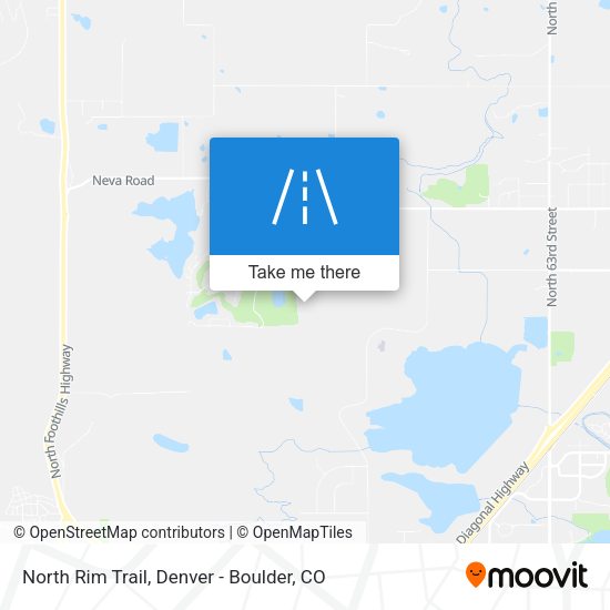 Mapa de North Rim Trail