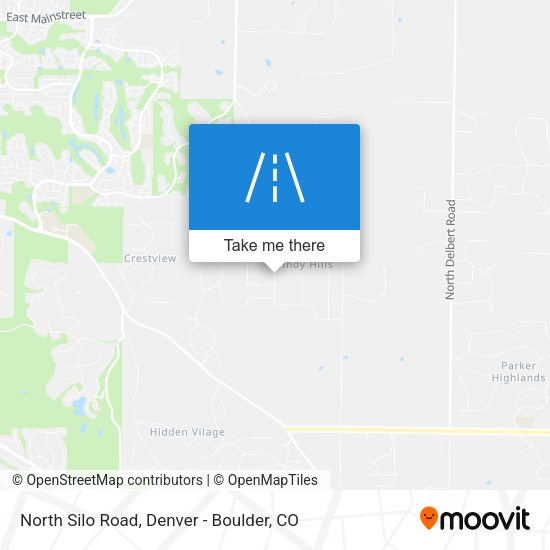 North Silo Road map