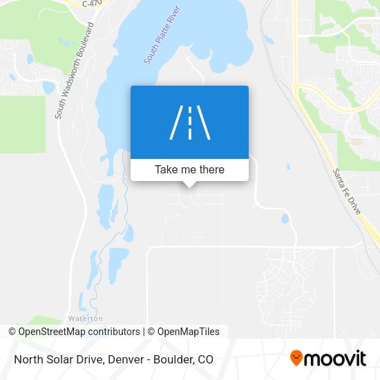 North Solar Drive map