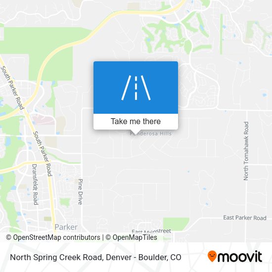 Mapa de North Spring Creek Road
