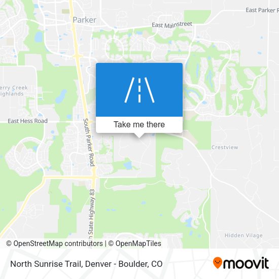 Mapa de North Sunrise Trail
