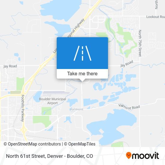 Mapa de North 61st Street