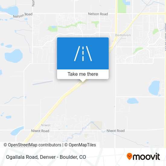 Ogallala Road map