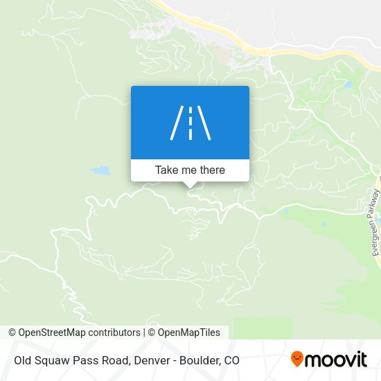 Old Squaw Pass Road map