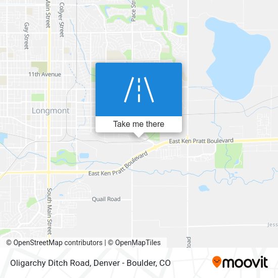 Oligarchy Ditch Road map