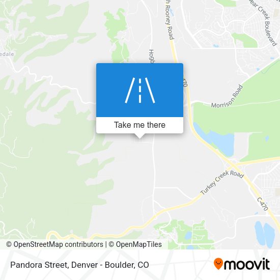 Mapa de Pandora Street