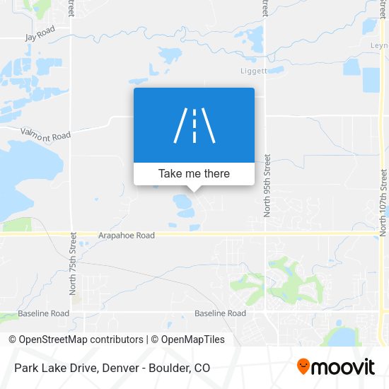 Park Lake Drive map