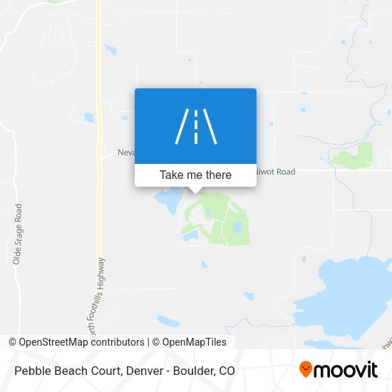 Pebble Beach Court map