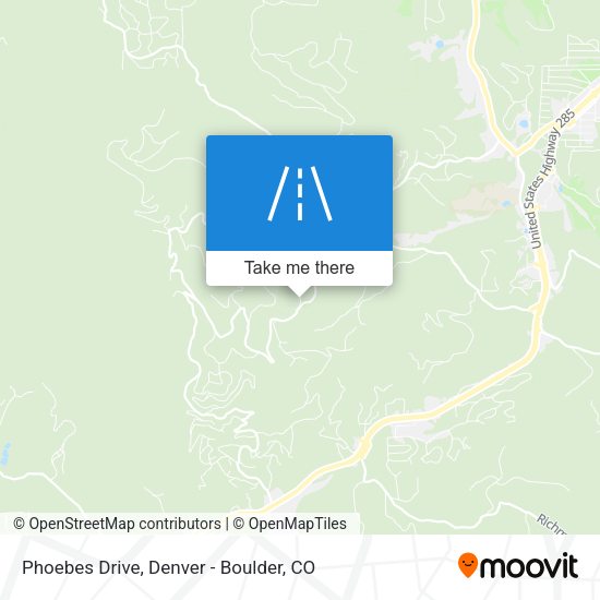 Phoebes Drive map