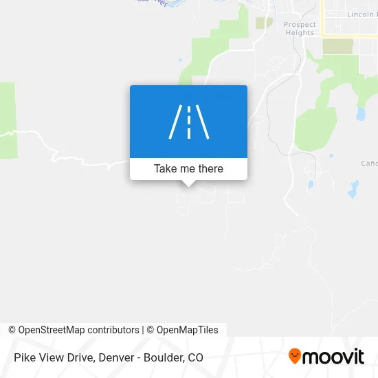 Pike View Drive map