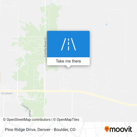 Pine Ridge Drive map
