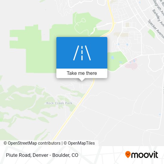 Mapa de Piute Road