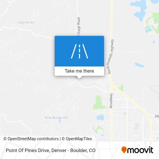 Mapa de Point Of Pines Drive