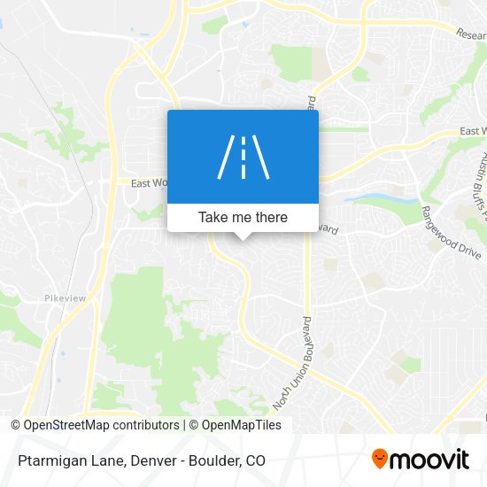 Mapa de Ptarmigan Lane
