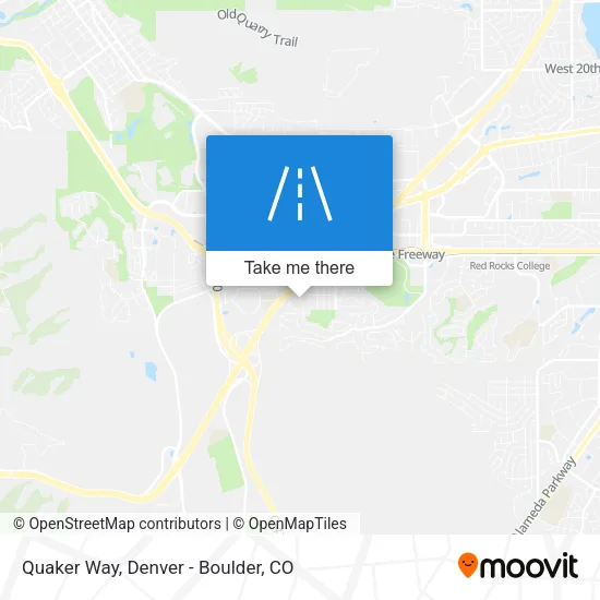 Quaker Way map