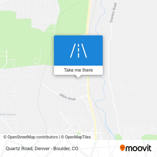 Mapa de Quartz Road