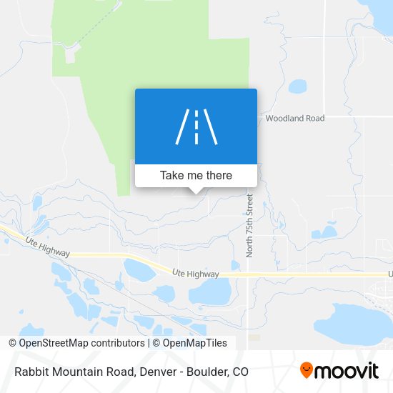 Rabbit Mountain Road map