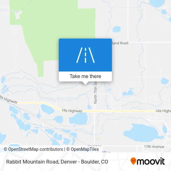 Rabbit Mountain Road map