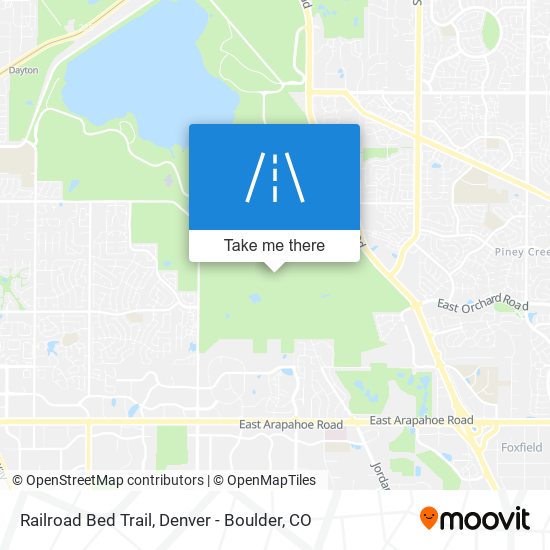 Mapa de Railroad Bed Trail