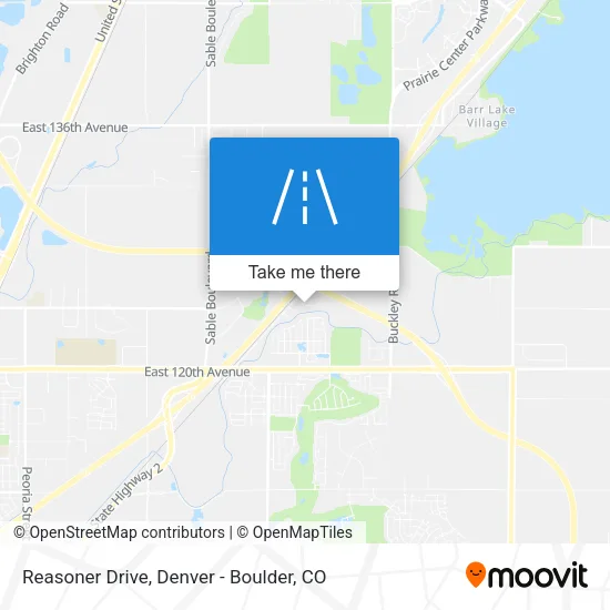 Reasoner Drive map
