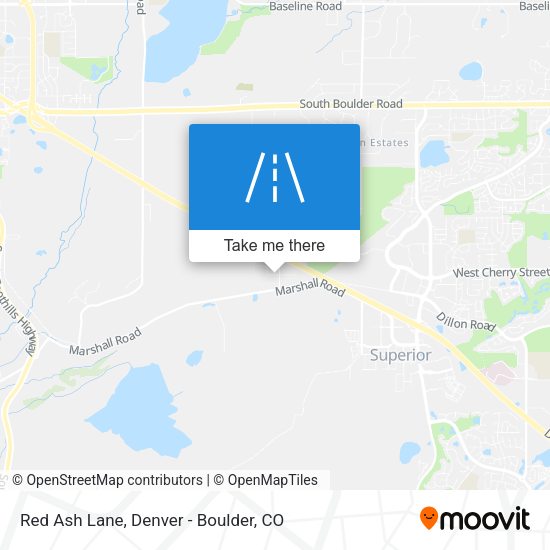 Mapa de Red Ash Lane