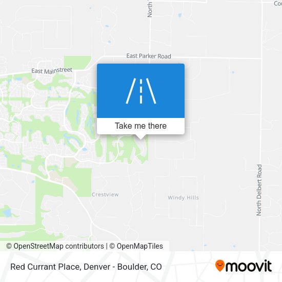 Red Currant Place map