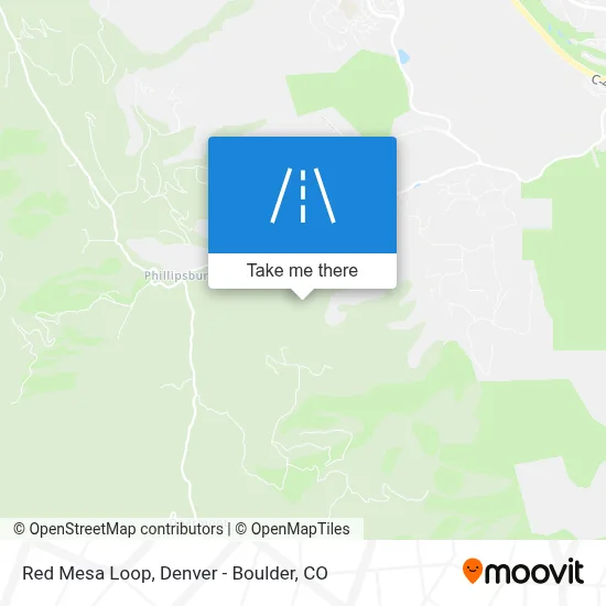 Red Mesa Loop map
