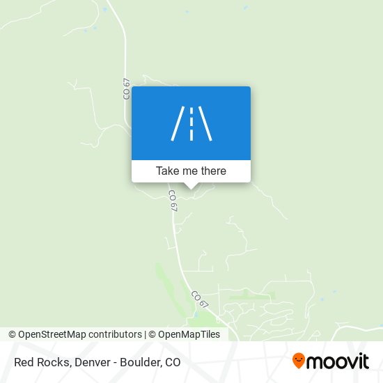 Red Rocks map