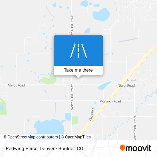 Redwing Place map