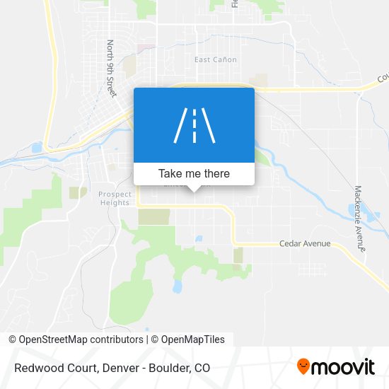 Redwood Court map