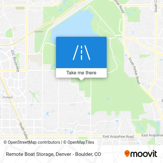 Remote Boat Storage map