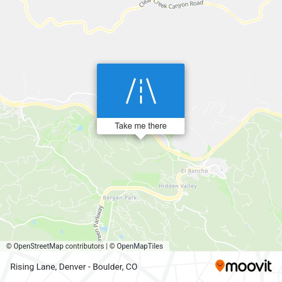Mapa de Rising Lane